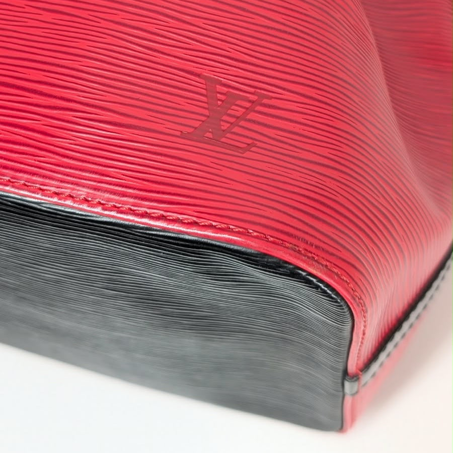Louis Vuitton Petit Noé Epi Rot Schwarz Vintage