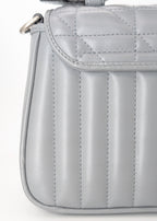 Gucci GG Marmont Monochrome Top Handle Flap Mini Grau