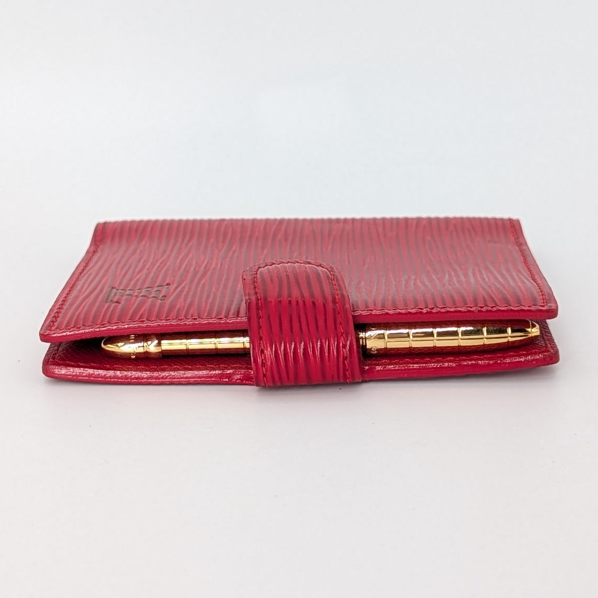 Louis Vuitton Mini Agenda Epi Leder Rot