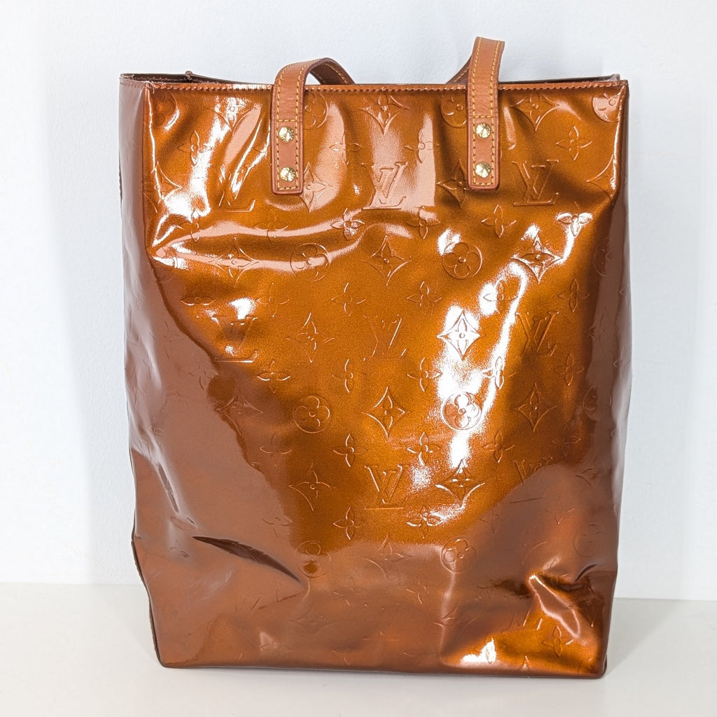 Louis Vuitton Reade MM Monogram Vernis Bronze Vintage