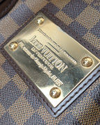Louis Vuitton Hampstead MM Damier Ebene Tote Bag