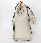 Gucci Ophidia Small Tote Bag Leder Creme