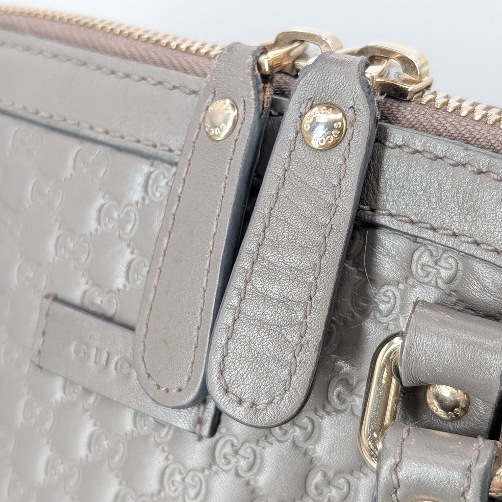 Gucci Microguccissima Mini Dome Bag Grau
