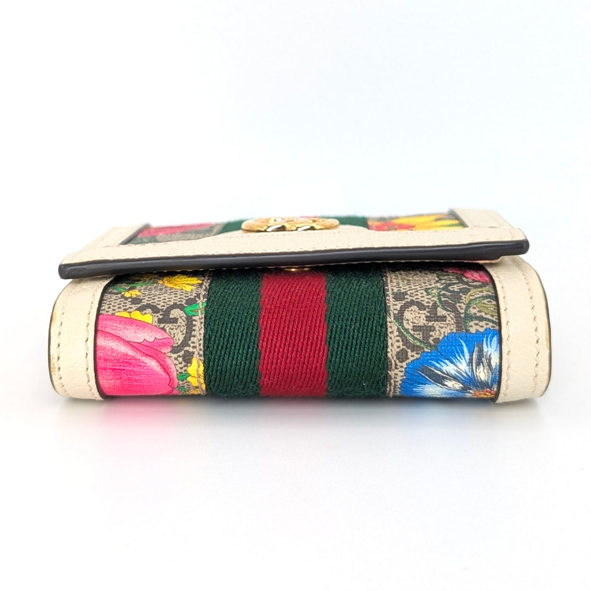 Gucci Ophidia GG Flora Small Wallet mit Box und Staubbeutel
