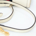 Gucci Ophidia Small Tote Bag Leder Creme