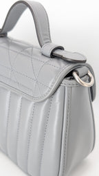 Gucci GG Marmont Monochrome Top Handle Flap Mini Grau