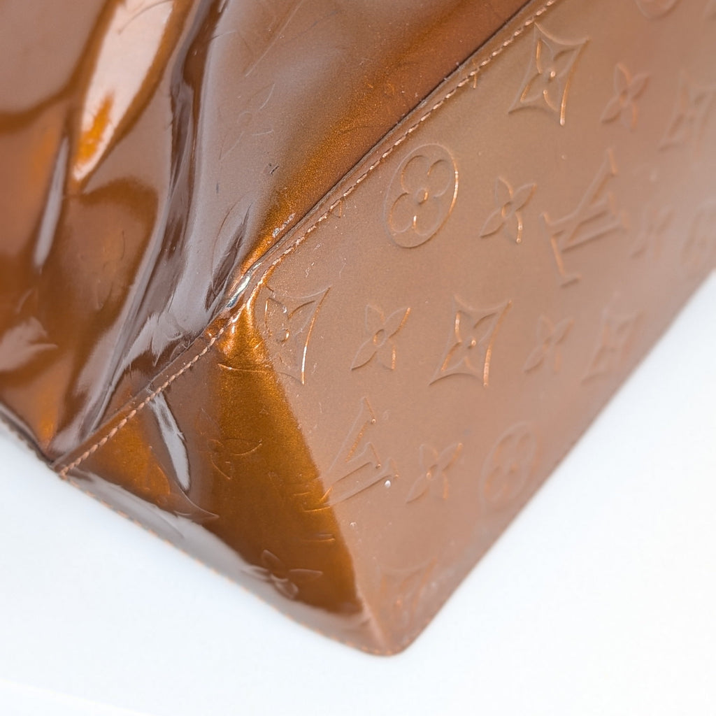 Louis Vuitton Reade MM Monogram Vernis Bronze Vintage