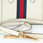 Gucci Ophidia Small Tote Bag Leder Creme