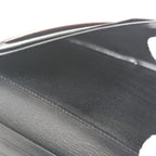 Yves Saint Laurent Long Wallet aus braunem Leder