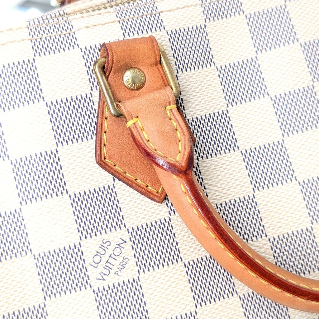 Louis Vuitton Speedy 30 Damier Azur Vintage 2009