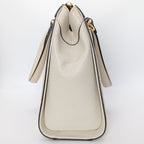 Gucci Ophidia Small Tote Bag Leder Creme