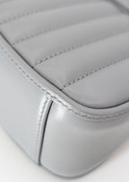 Gucci GG Marmont Monochrome Top Handle Flap Mini Grau