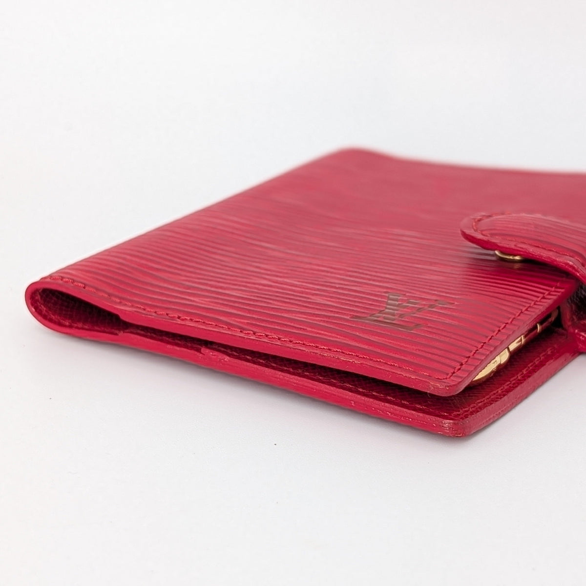 Louis Vuitton Mini Agenda Epi Leder Rot