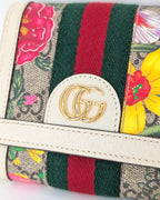 Gucci Ophidia GG Flora Small Wallet mit Box und Staubbeutel