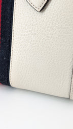 Gucci Ophidia Small Tote Bag Leder Creme - exzellenter Zustand