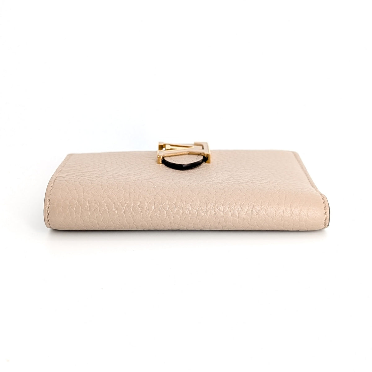 Louis Vuitton LV Vertical Compact Wallet Taurillon Leder