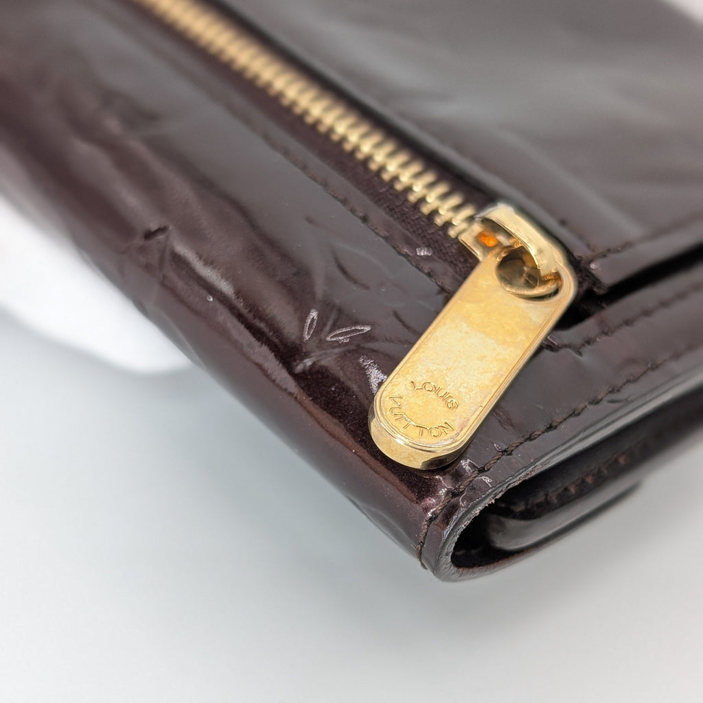 Louis Vuitton Koala Wallet Monogram Vernis Amarante Vintage