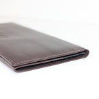 Yves Saint Laurent Long Wallet aus braunem Leder