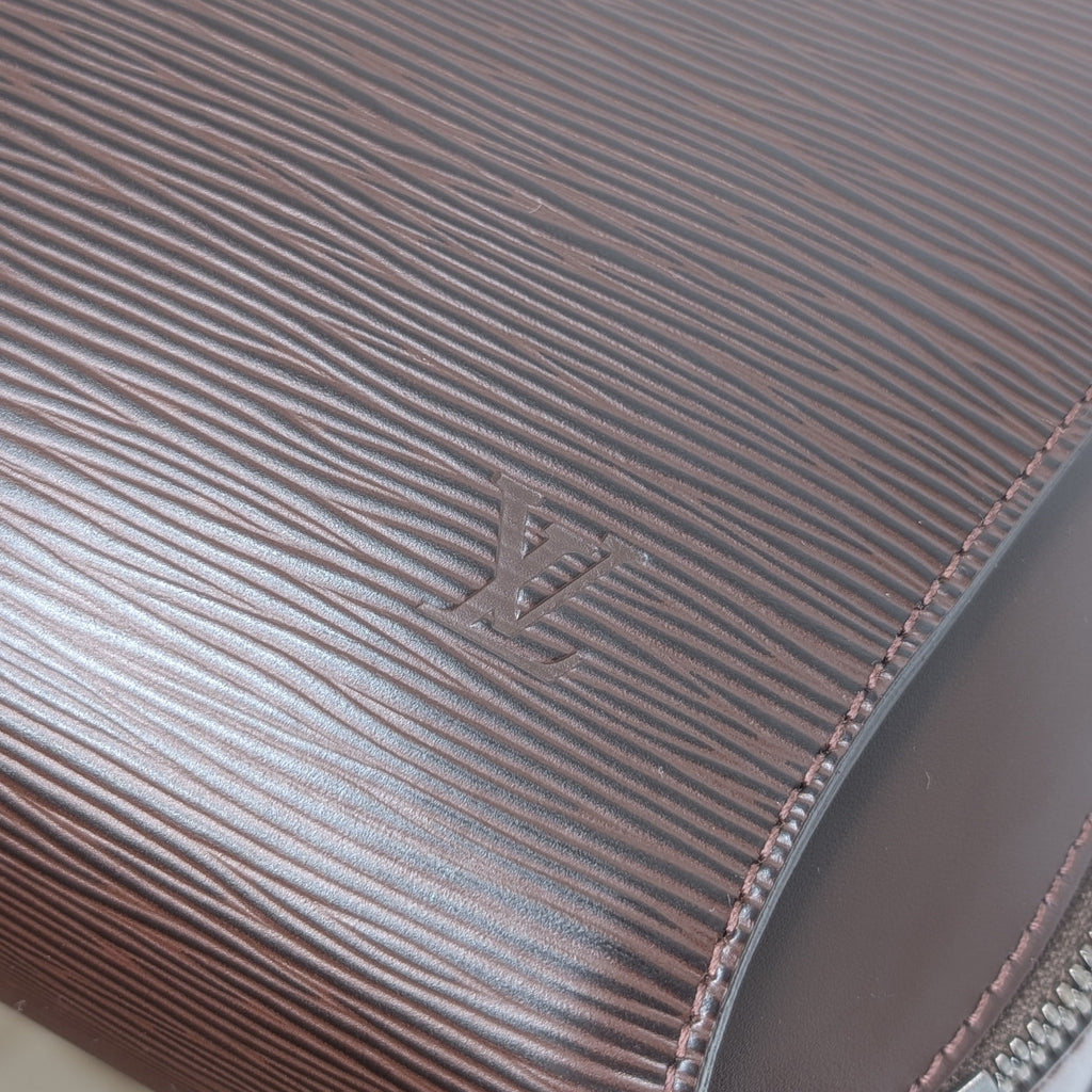 Louis Vuitton Mabillon Rucksack Epi Leder Moka Vintage