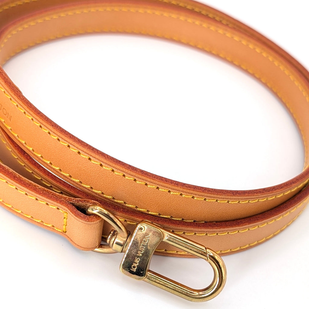 Original Louis Vuitton Schultergurt mit goldfarbenen Beschlägen