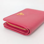 Prada Saffiano Leder Wallet Pink
