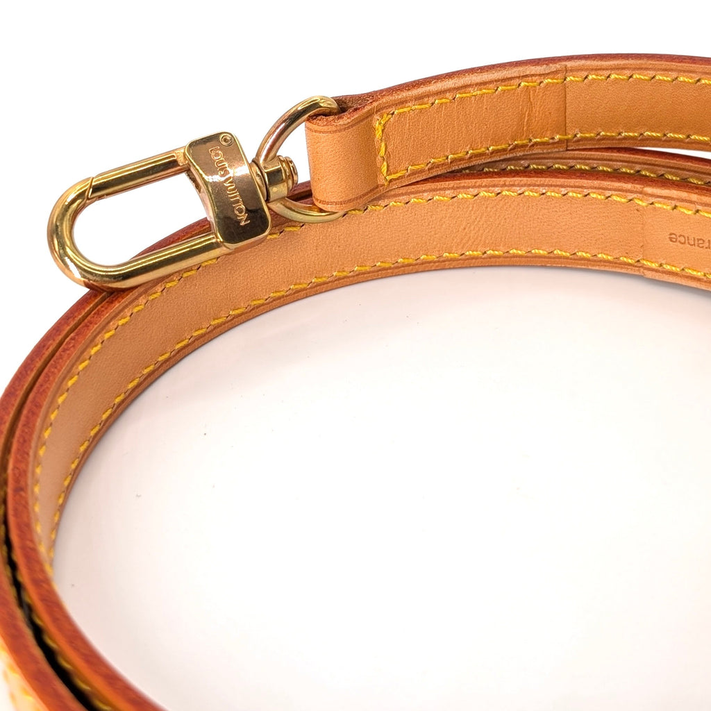 Original Louis Vuitton Schultergurt mit goldfarbenen Beschlägen