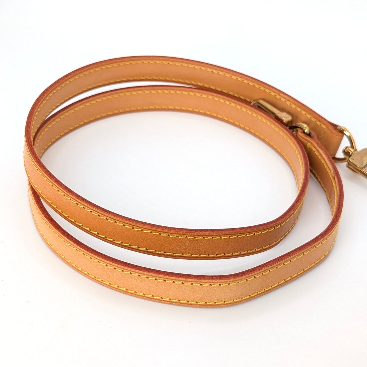 Original Louis Vuitton Schultergurt mit goldfarbenen Beschlägen