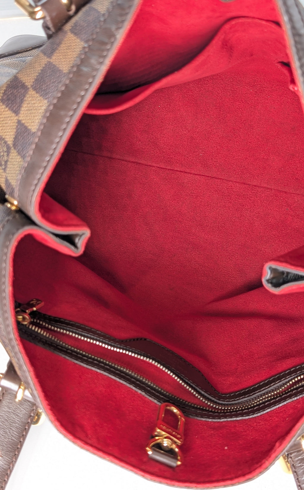 Louis Vuitton Hampstead MM Damier Ebene Tote Bag