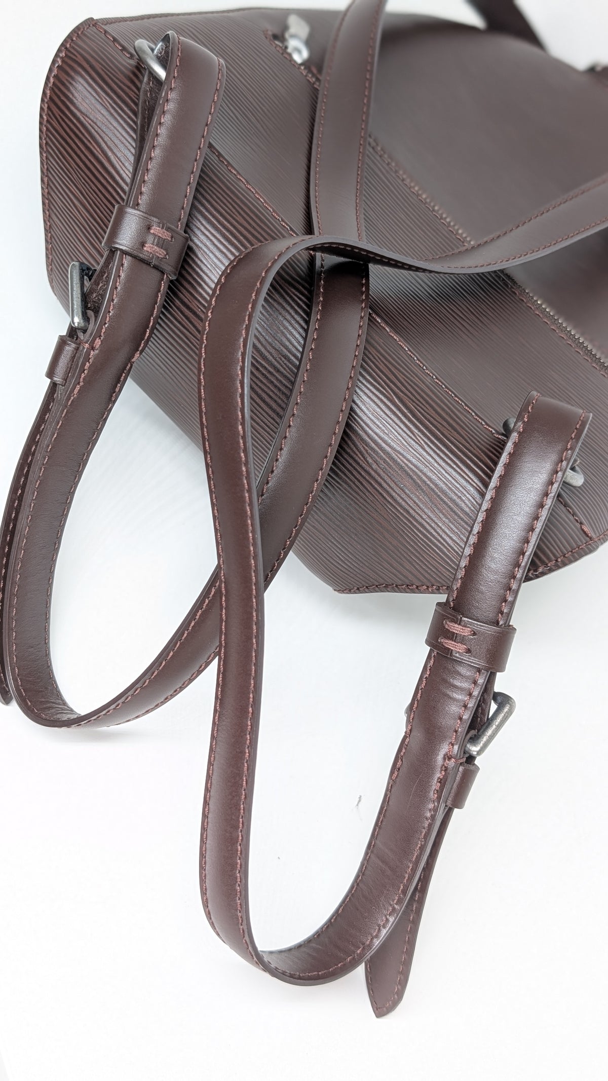 Louis Vuitton Mabillon Rucksack Epi Leder Moka Vintage