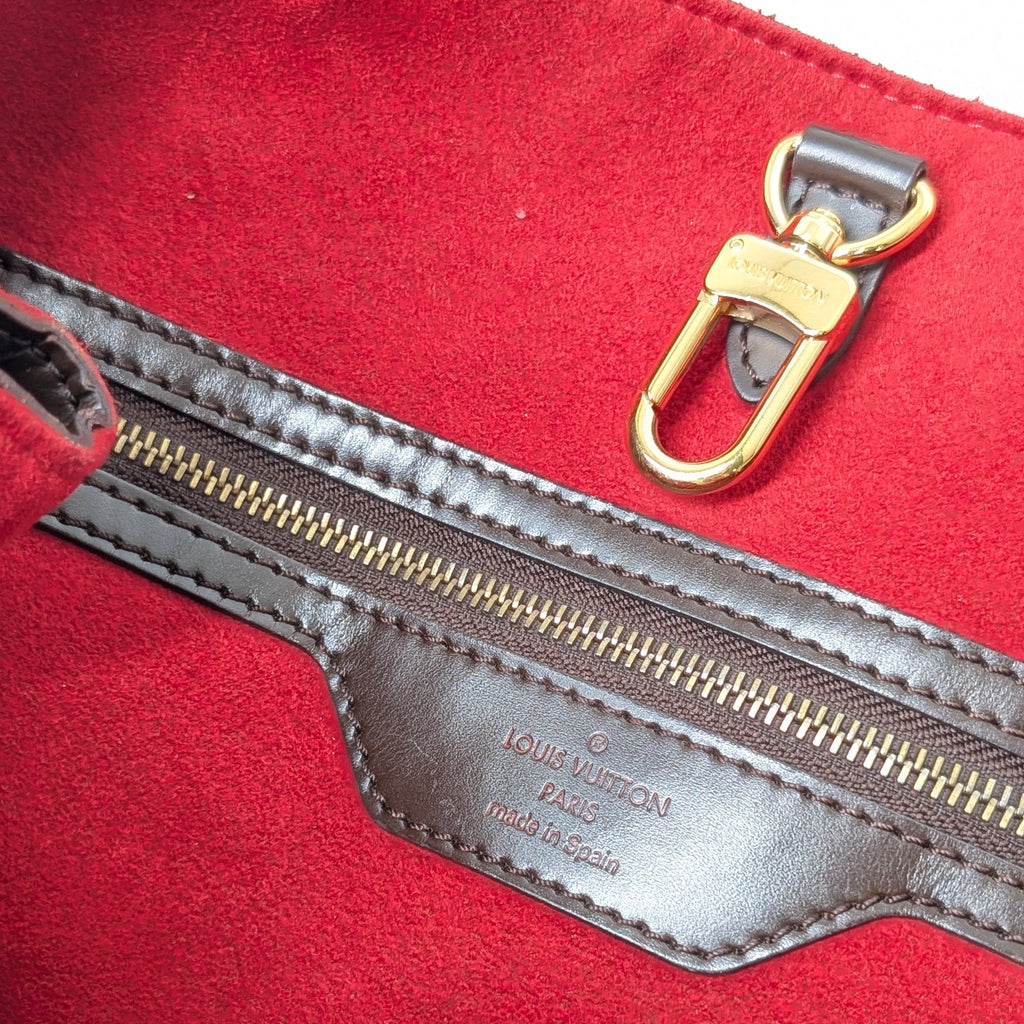 Louis Vuitton Hampstead MM Damier Ebene Tote Bag