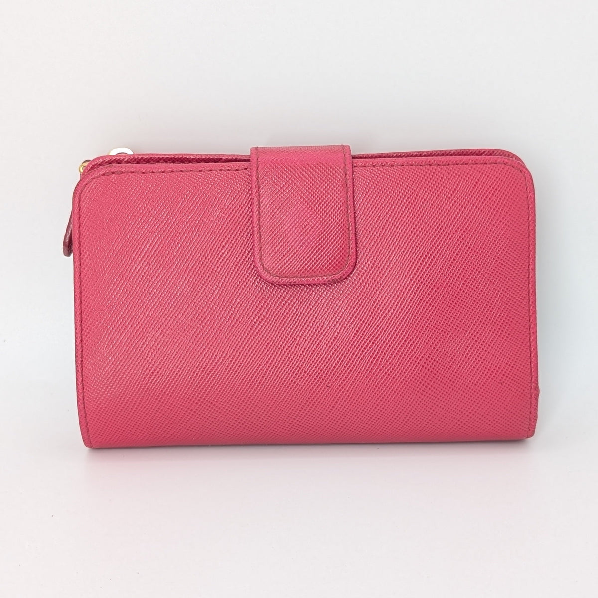 Prada Saffiano Leder Wallet Pink