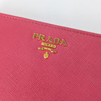 Prada Saffiano Leder Wallet Pink