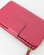 Prada Saffiano Leder Wallet Pink