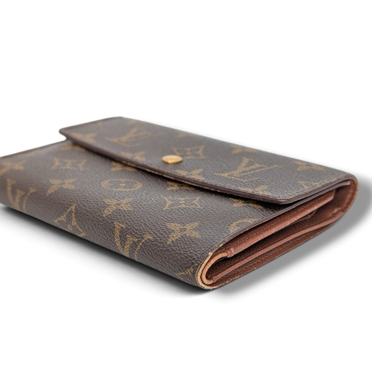 Louis Vuitton Porte-Monnaie Billets Trésor Geldbörse aus Monogram Canvas