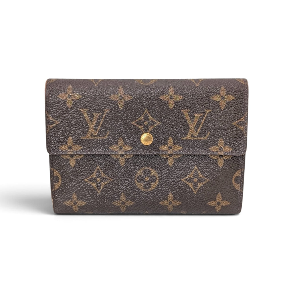 Louis Vuitton Porte-Monnaie Billets Trésor Geldbörse aus Monogram Canvas