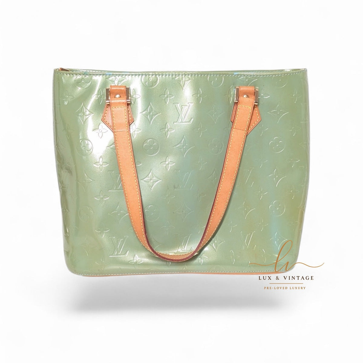 Louis Vuitton Houston Monogram Vernis Tasche in Grün