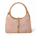 Gucci Jackie Vintage Handtasche aus rosa Wildleder