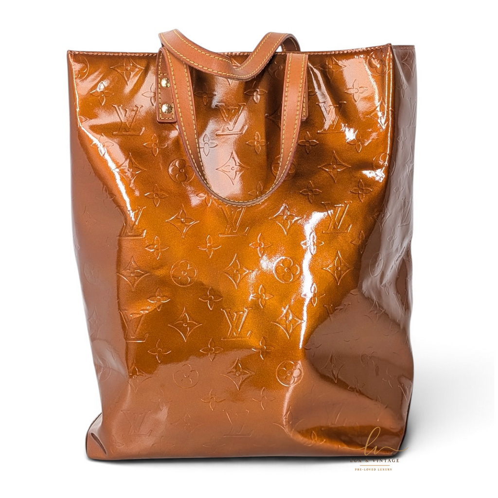 Louis Vuitton Reade MM Monogram Vernis Bronze Vintage