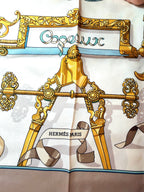 Hermès Carré 90 Copeaux Seidentuch Vintage