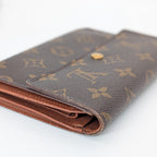 Louis Vuitton Porte-Monnaie Billets Trésor Geldbörse aus Monogram Canvas