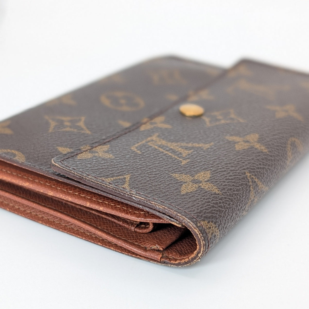 Louis Vuitton Porte-Monnaie Billets Trésor Geldbörse aus Monogram Canvas