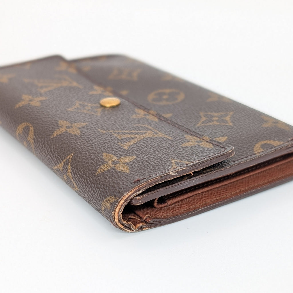 Louis Vuitton Porte-Monnaie Billets Trésor Geldbörse aus Monogram Canvas