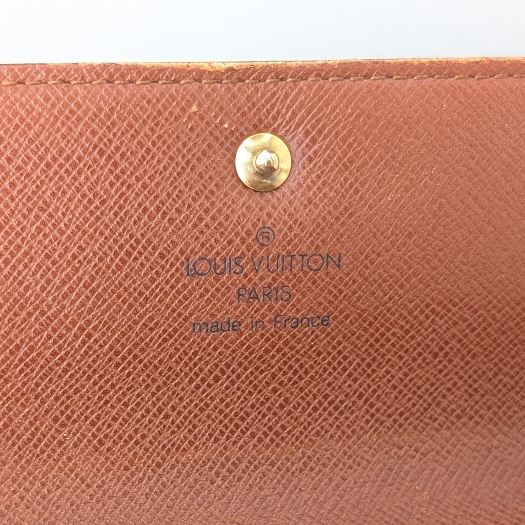 Louis Vuitton Porte-Monnaie Billets Trésor Geldbörse aus Monogram Canvas