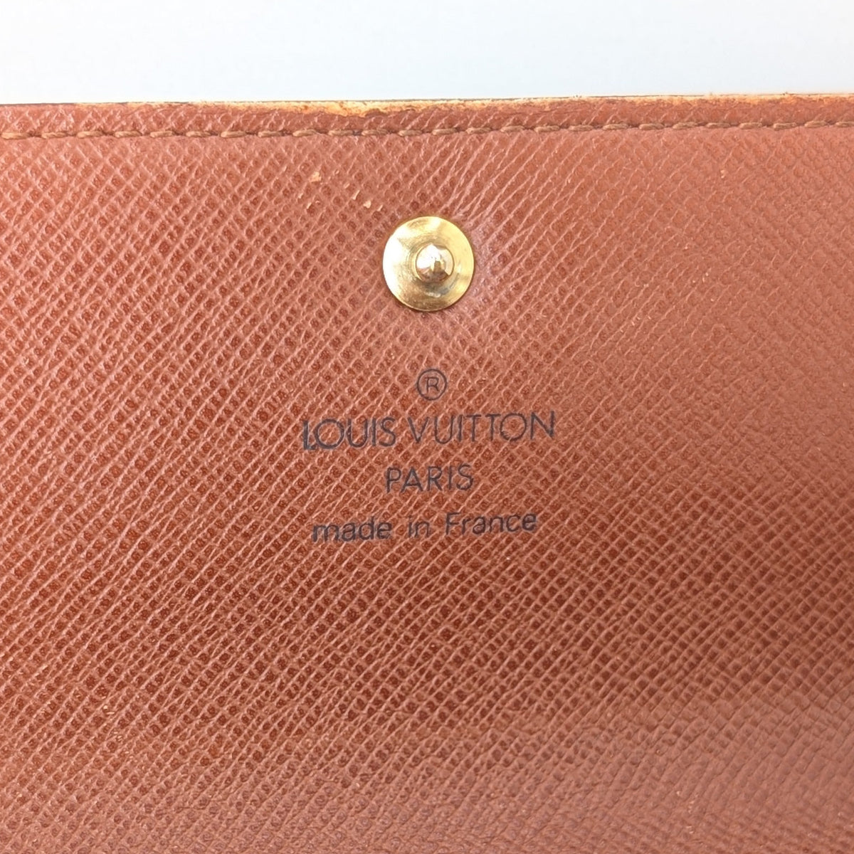 Louis Vuitton Porte-Monnaie Billets Trésor Geldbörse aus Monogram Canvas