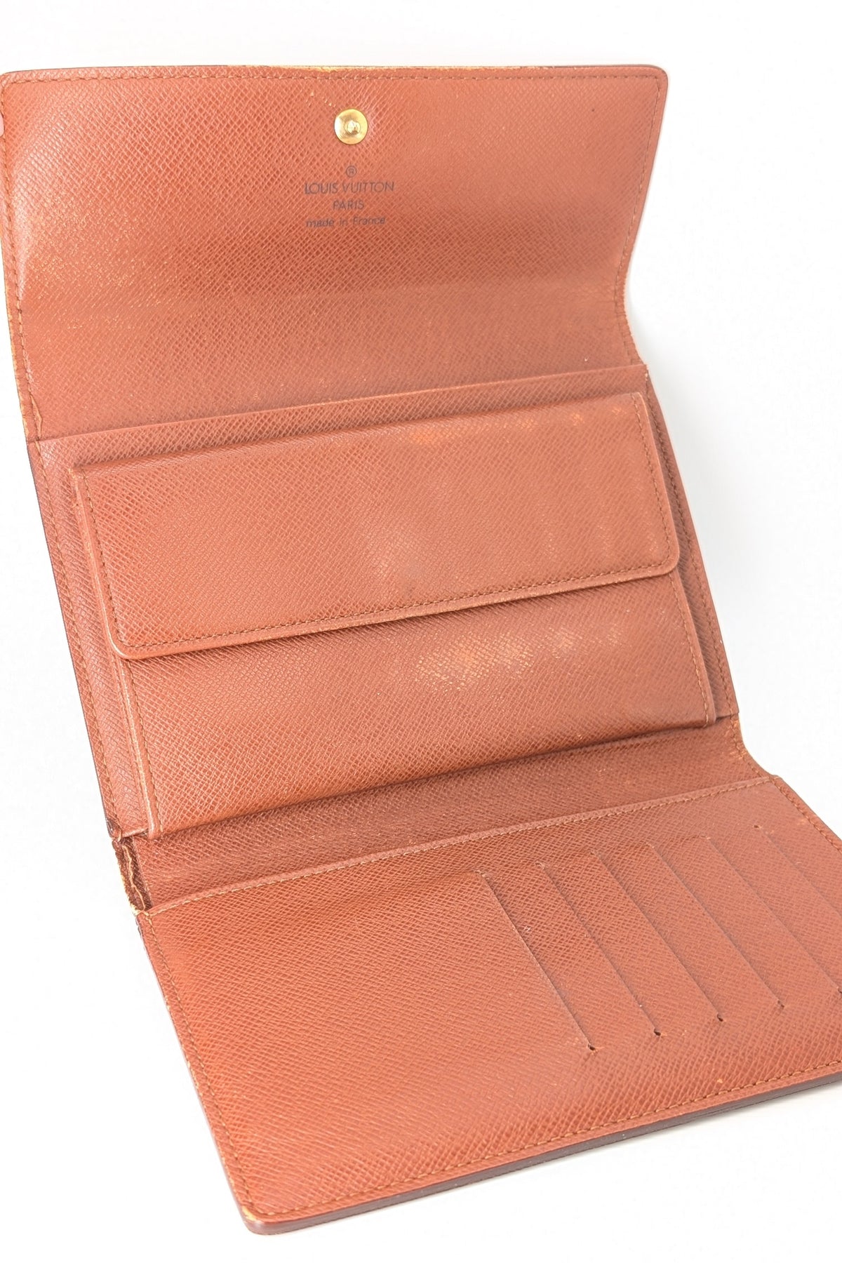 Louis Vuitton Porte-Monnaie Billets Trésor Geldbörse aus Monogram Canvas