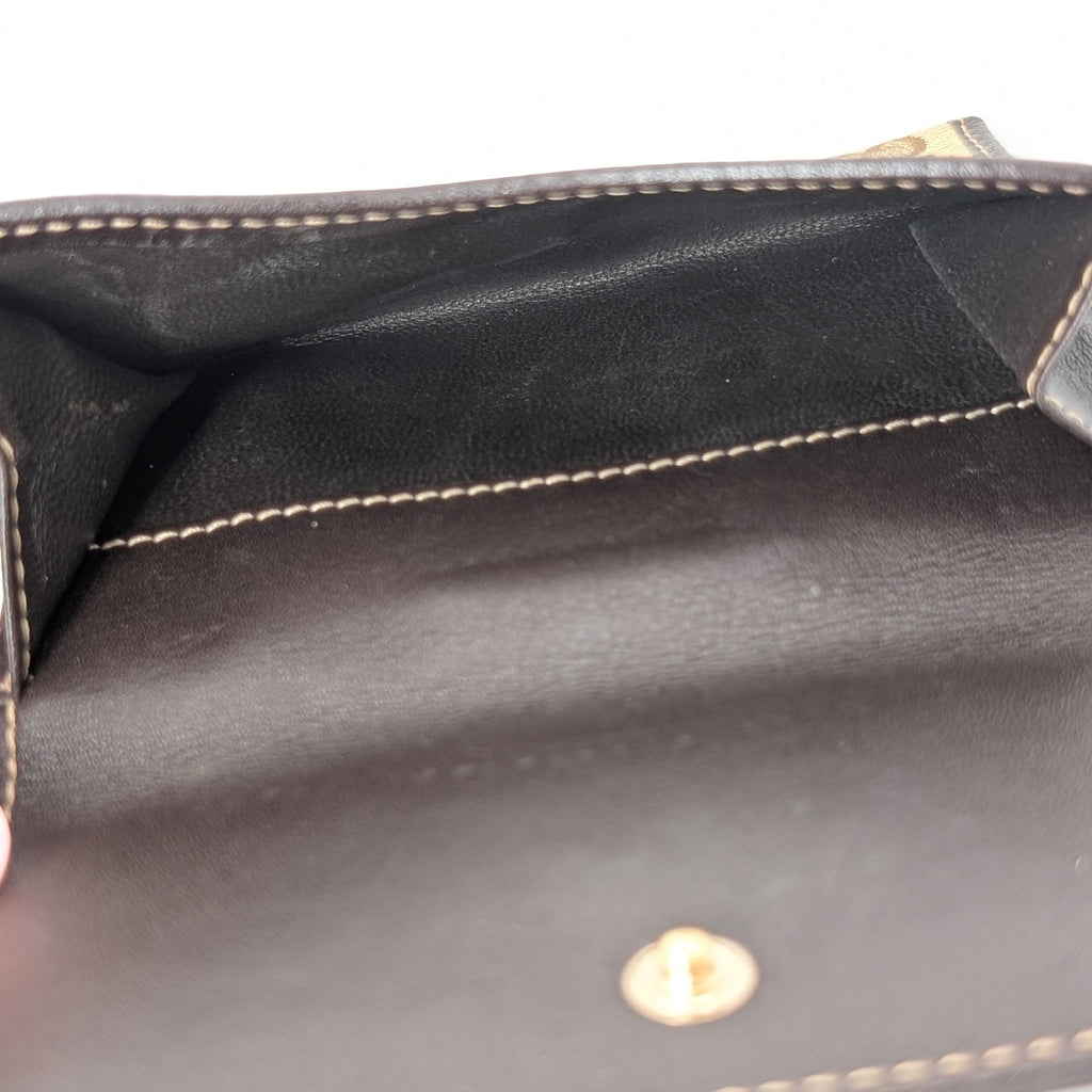 Gucci GG Canvas Compact Wallet mit Herz-Plakette