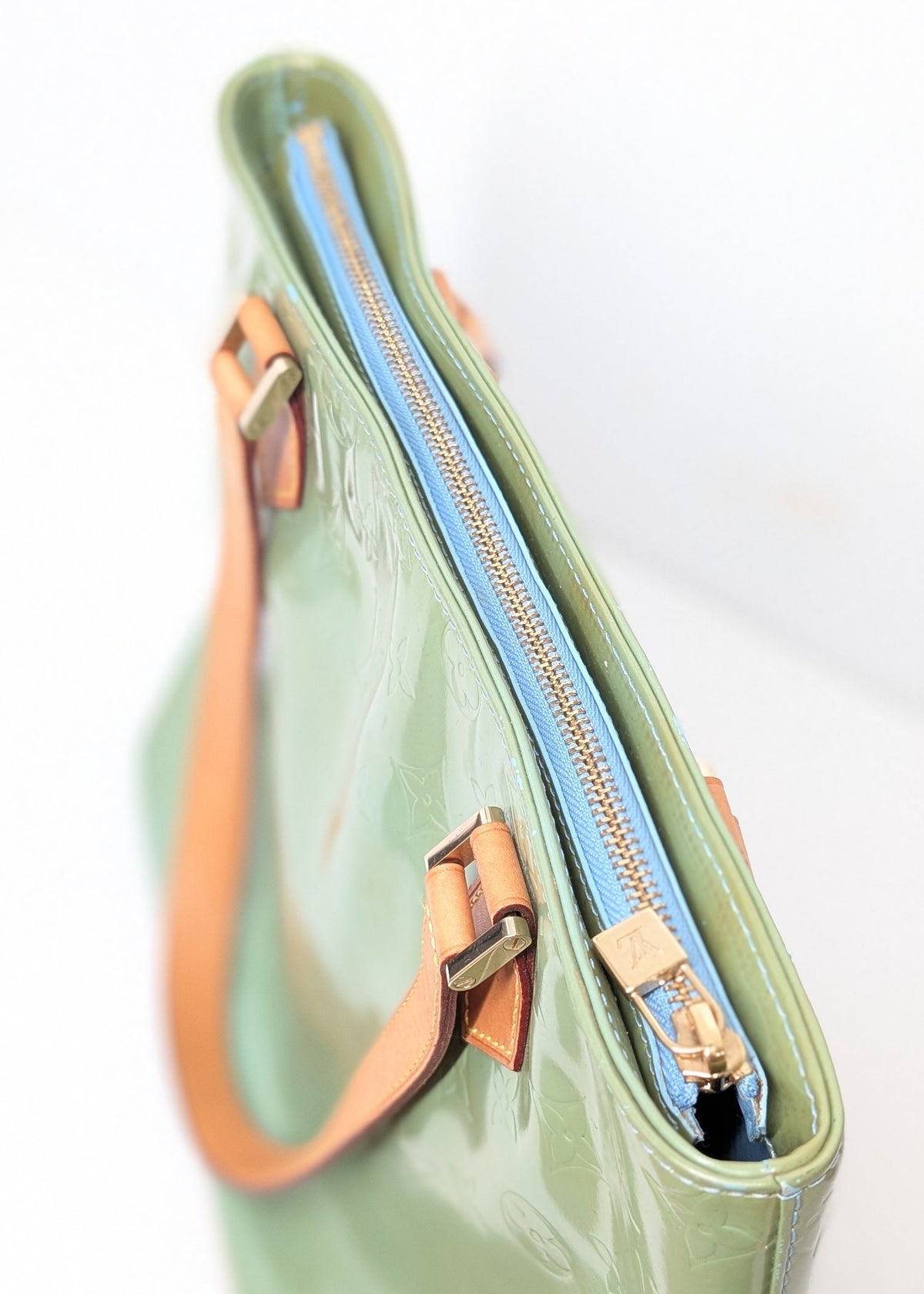 Louis Vuitton Houston Monogram Vernis Tasche in Grün