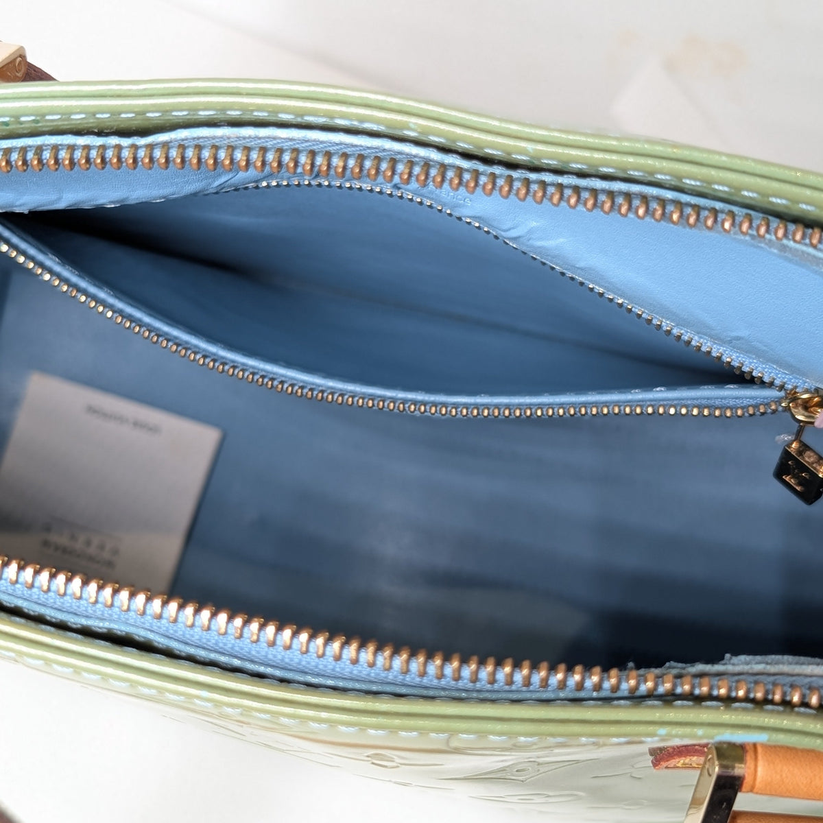 Louis Vuitton Houston Monogram Vernis Tasche in Grün