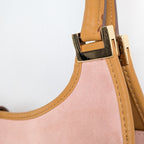 Gucci Jackie Vintage Handtasche aus rosa Wildleder