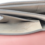 Chloé Faye Small Schultertasche aus rosa Leder und Wildleder